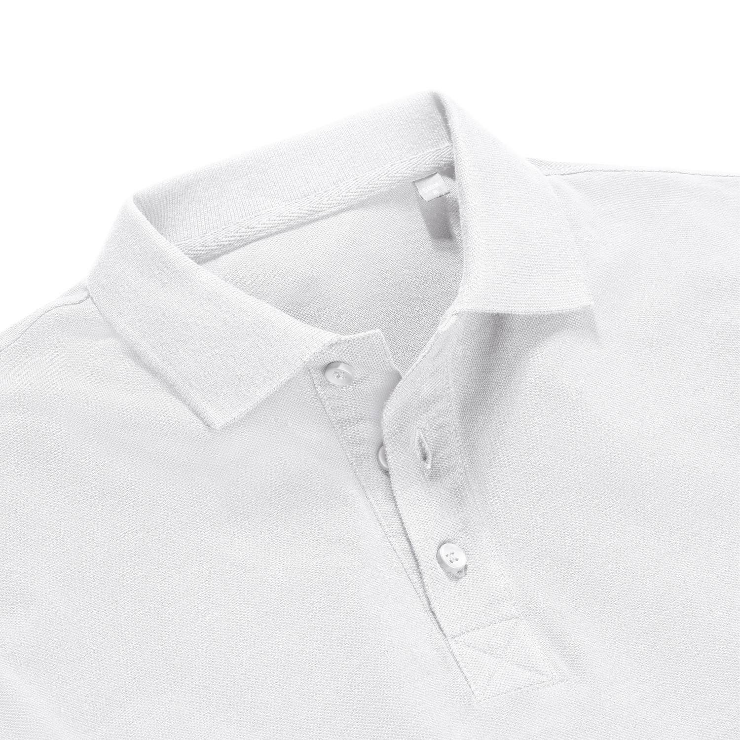 Biała koszulka męska polo Pure Organic Russell