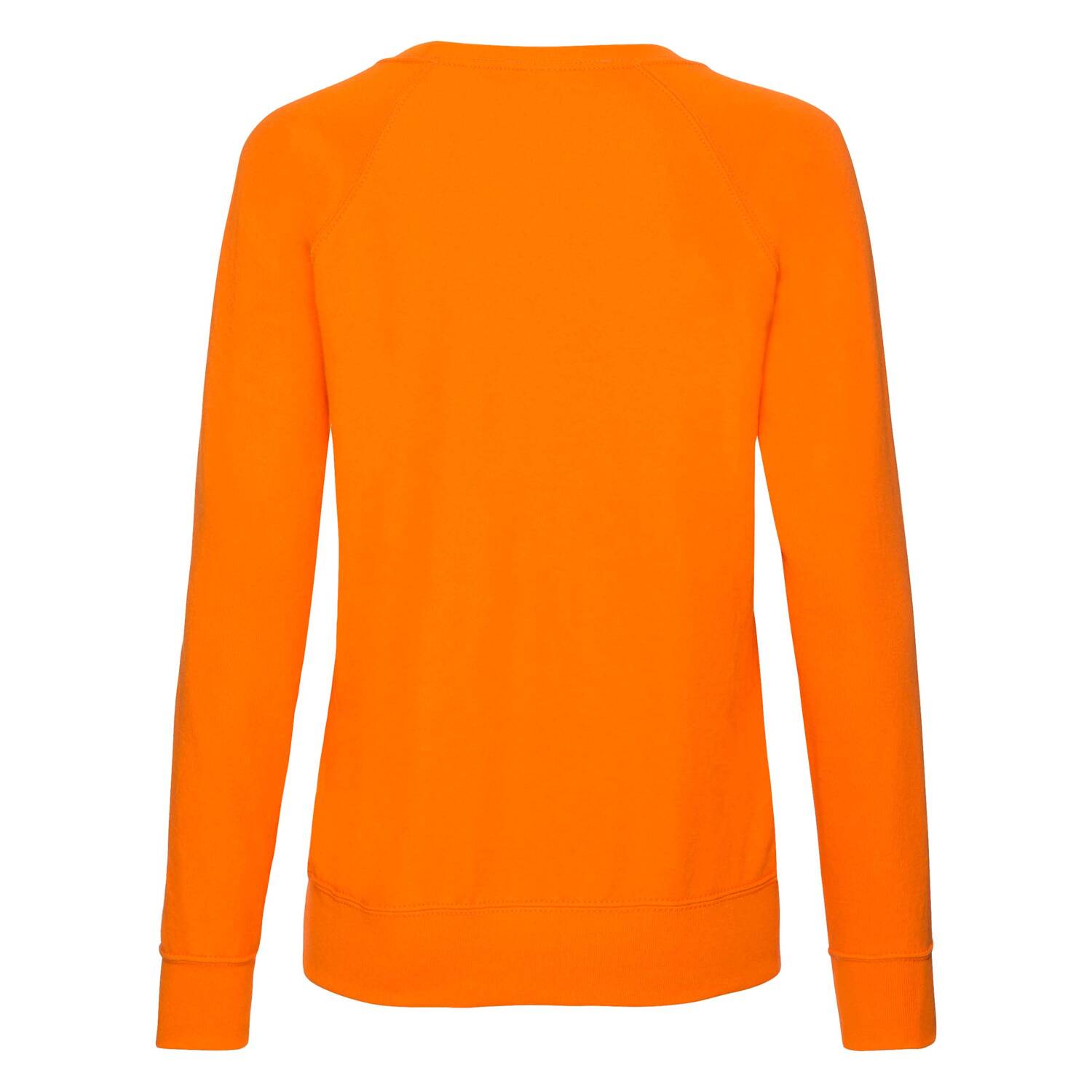 Orange classic sweatshirt light Fruit of the Loom