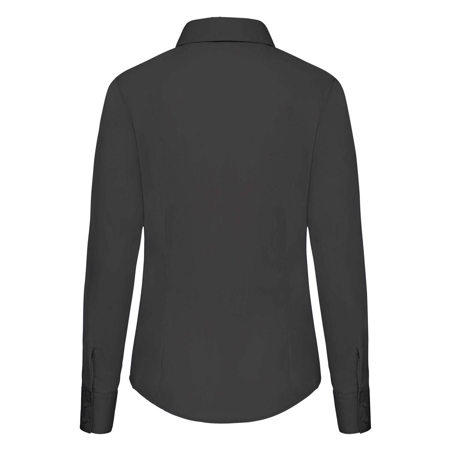 Black women&#039;s classic poplin shirt Fruit Of The Loom