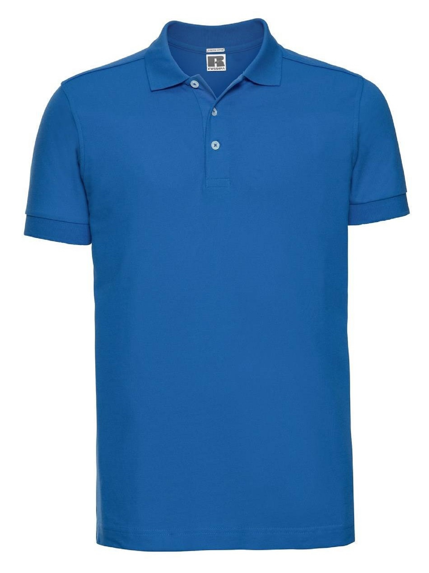 Men's T-shirt Stretch Polo R566M 95% smooth cotton ring-spun 5% Lycra 205g/210g