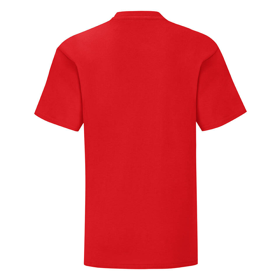 Red children's t-shirt in combed cotton Fruit of the Loom
