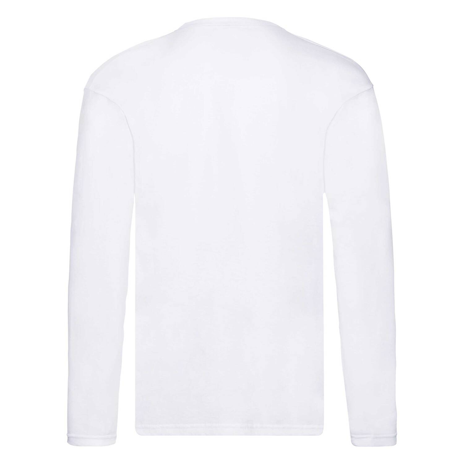 White Men's T-shirt Original Sleeve Fruit of the Loom