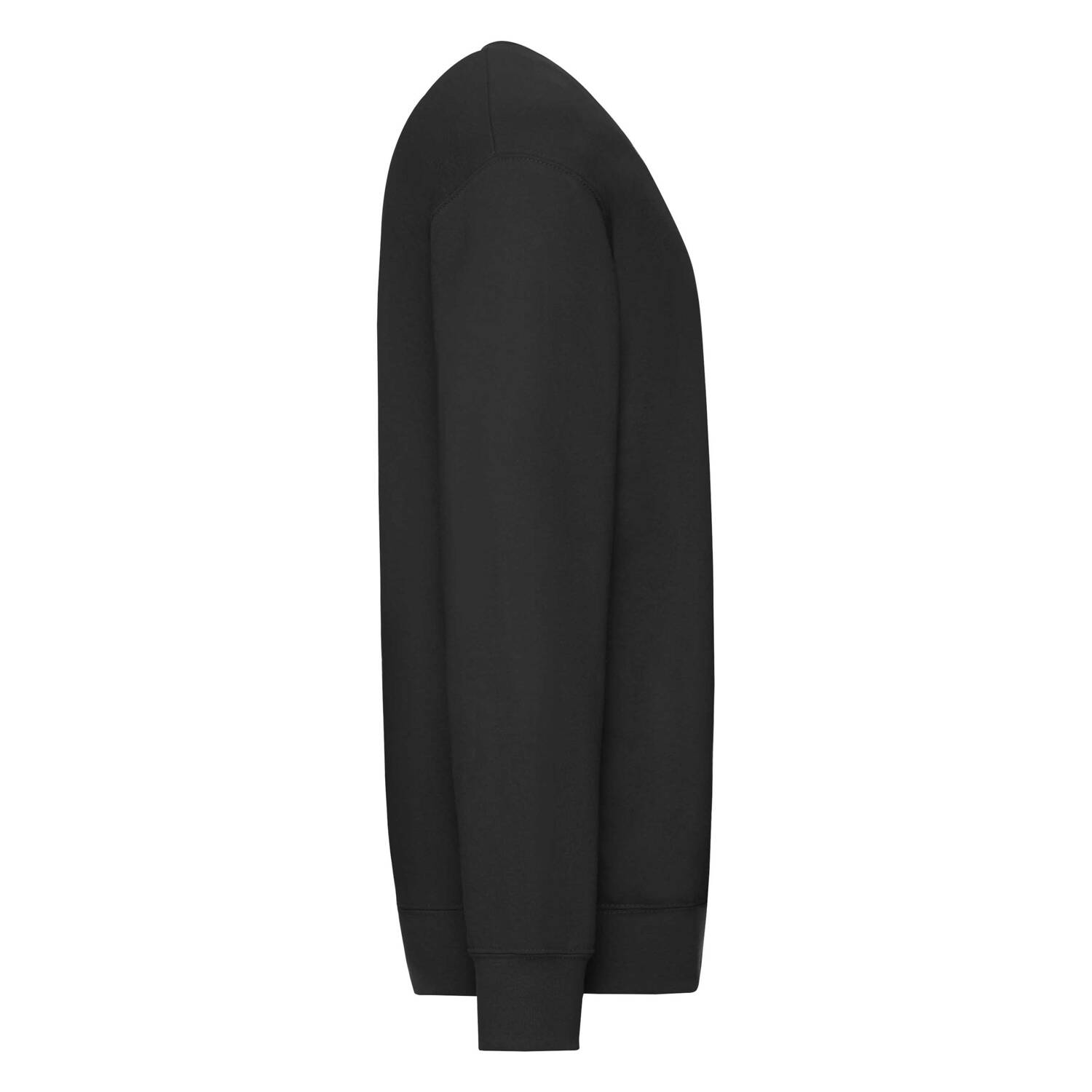Black Men&#039;s Sweatshirt Lightweight Set-in-Sweat Sweat Fruit of the Loom