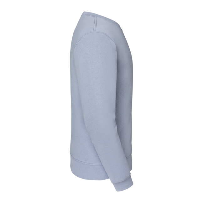 Men&#039;s Blue Sweatshirt Set-in Sweat Fruit of the Loom