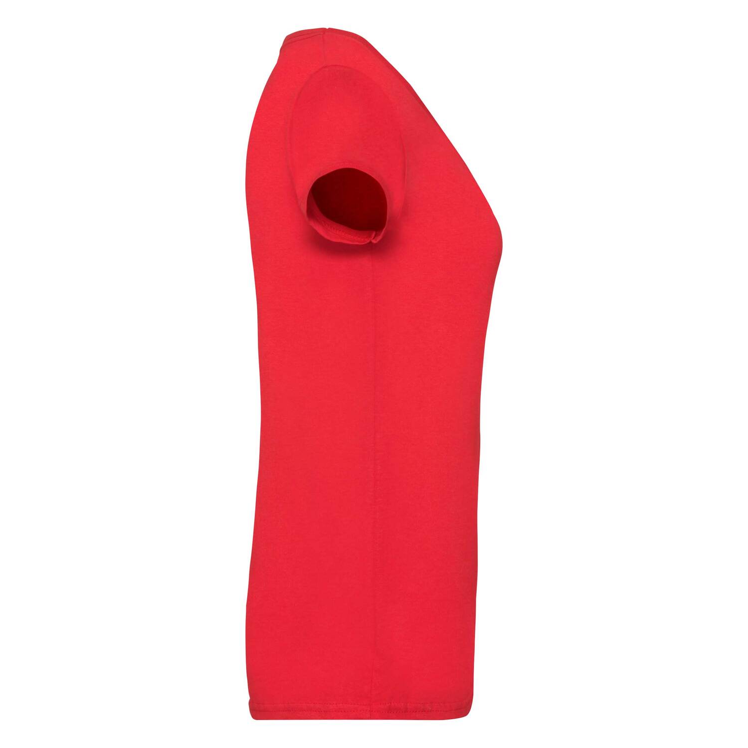 Red v-neck Valueweight Fruit of the Loom