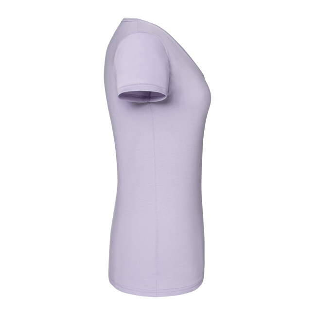 Lavender Women's T-shirt Iconic Vneck Fruit of the Loom