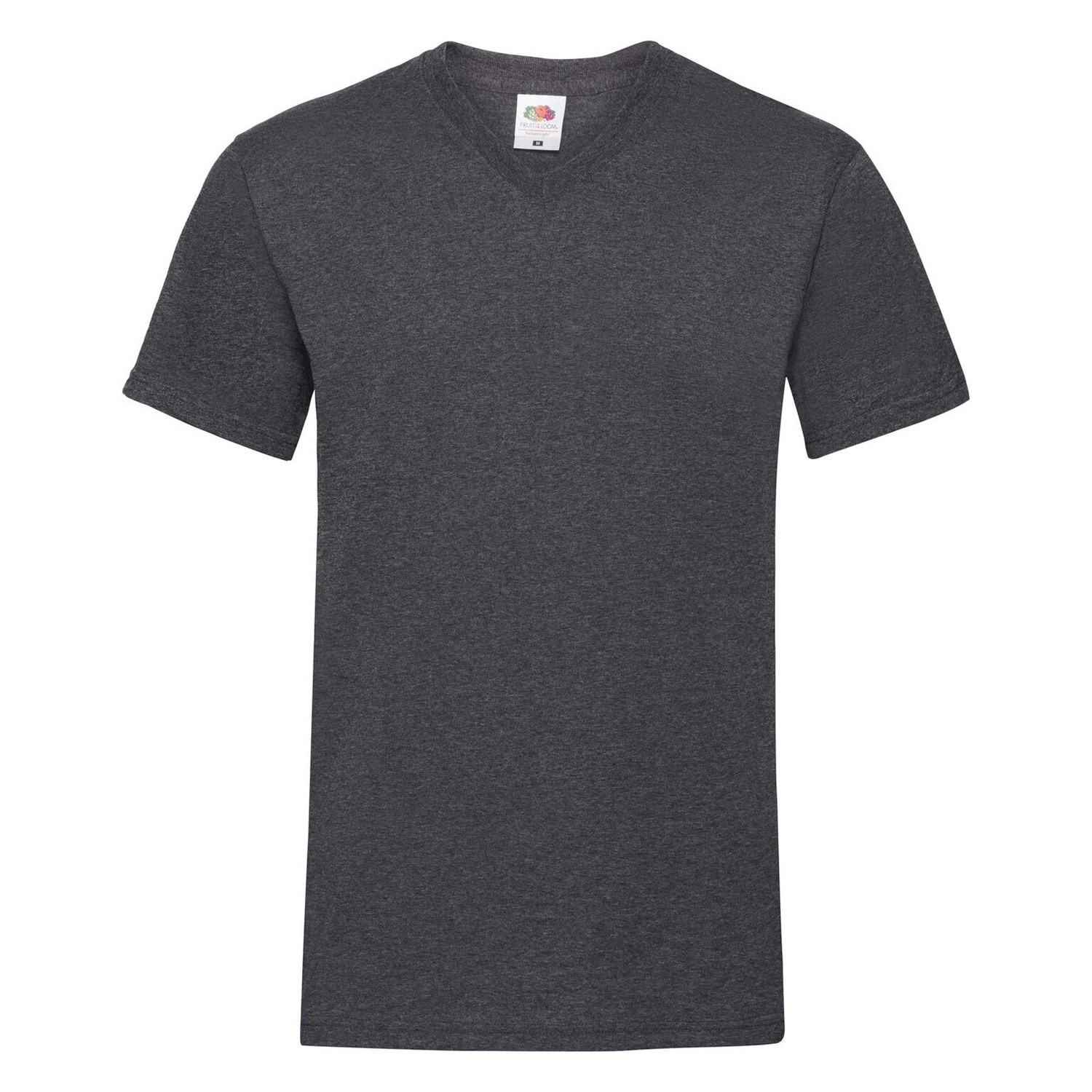 Szara koszulka męska Valueweight V-Neck Fruit of the Loom