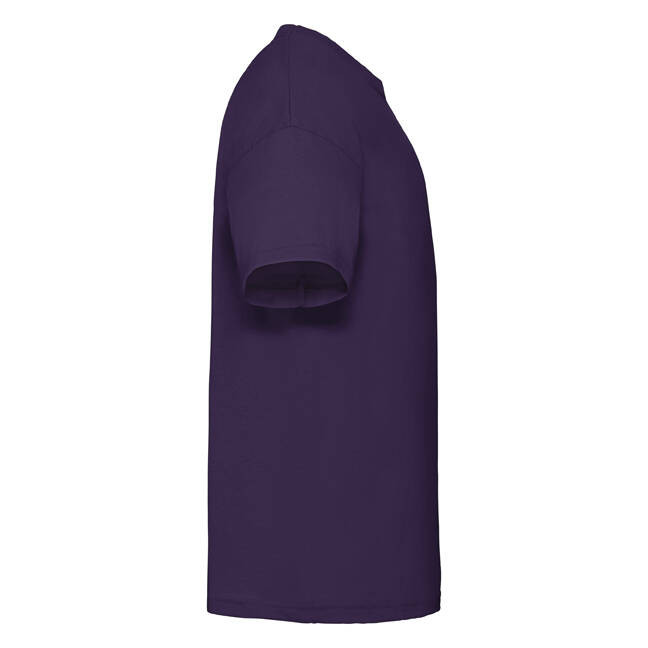 Purple Fruit of the Loom Cotton T-shirt