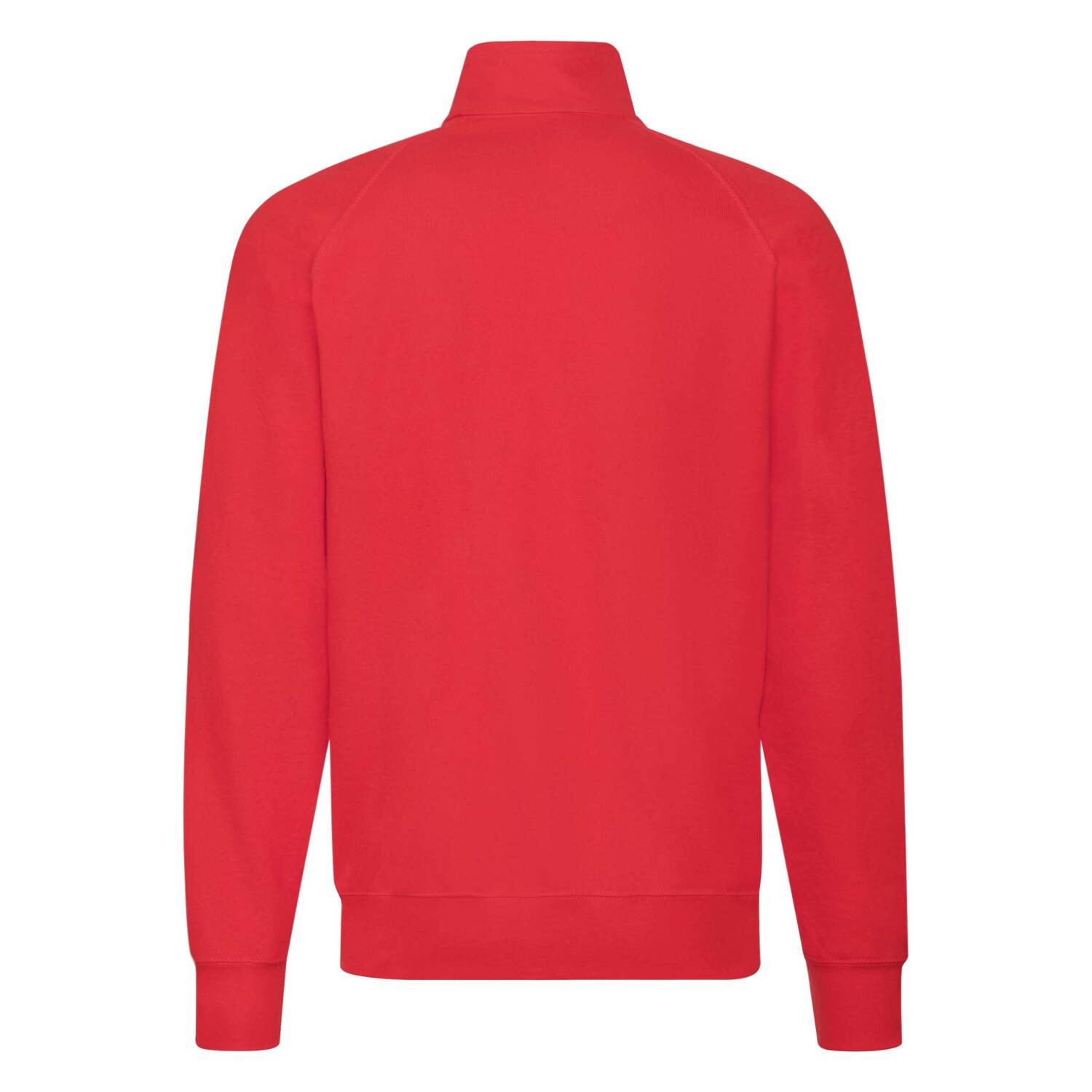 Czerwona bluza męska Lightweight Sweat Jacket Fruit of the Loom