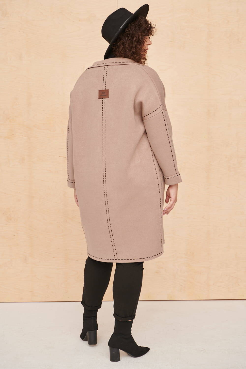 Blue Shadow latte coat cxp0898. S80