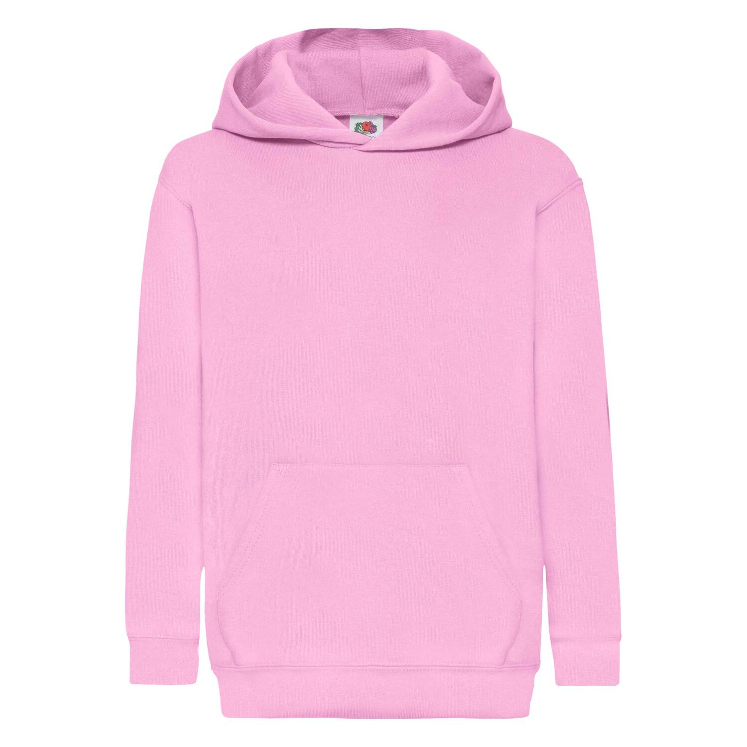 Pink children&#039;s sweatshirt Classic kangaroo Fruit of the Loom