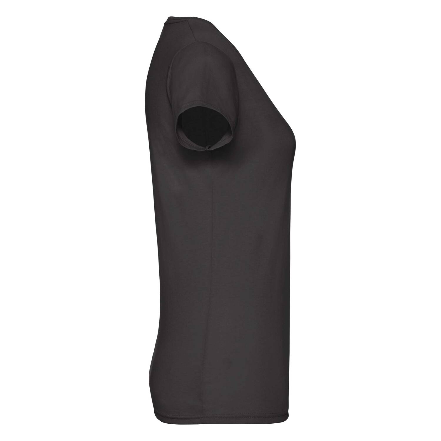 Black Lady fit tričko Original Fruit of the Loom