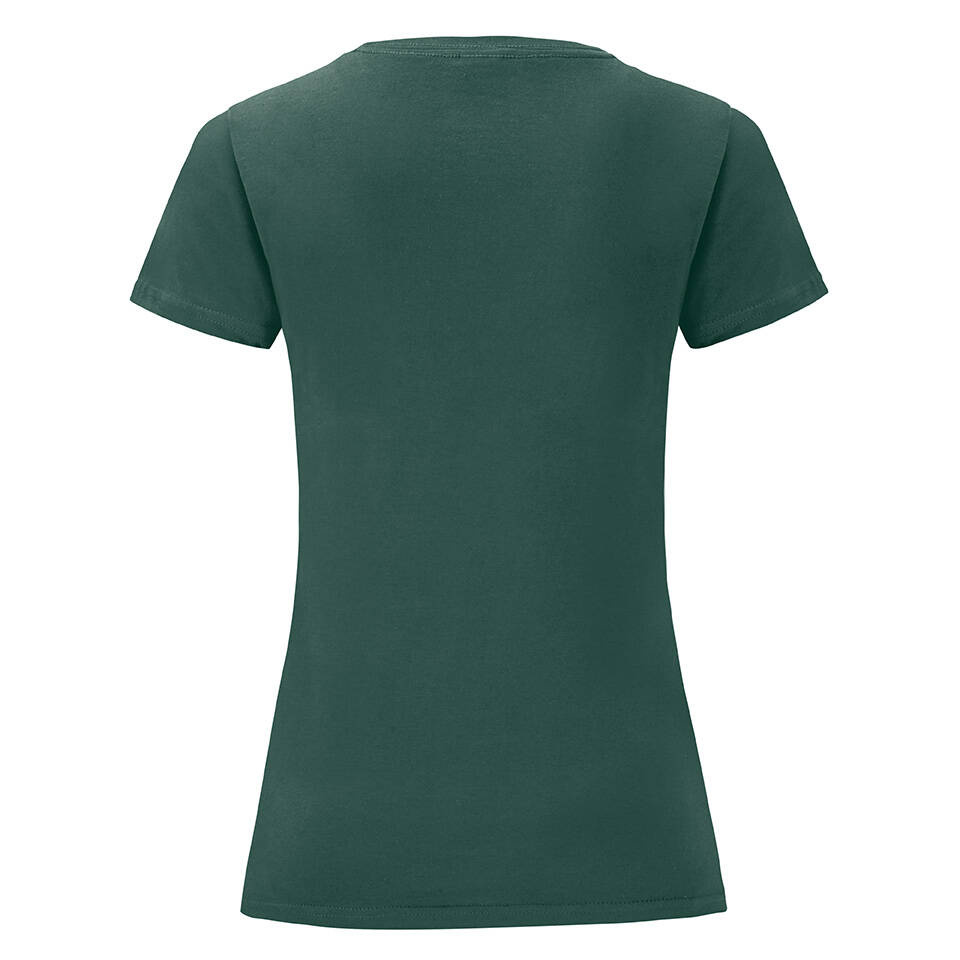 Iconic Women's Green Fruit of the Loom Women's T-shirt