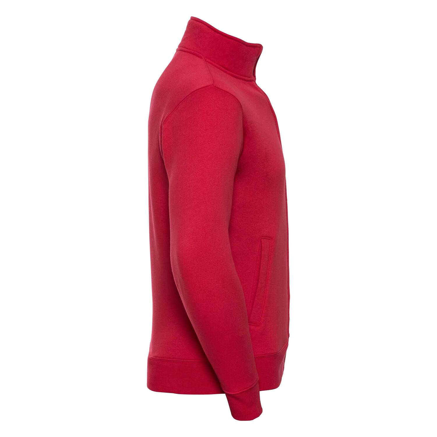 Men's Zip Up Sweatshirt - Authentic R267M 80% Plain Ring-Spun Cotton 20% Polyester (Three-Layer Fabric) 280g