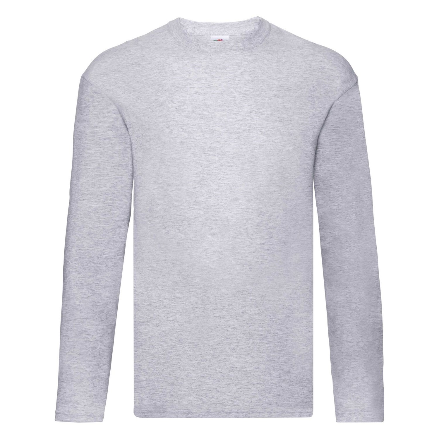 Grey Men's T-shirt Original Sleeve Fruit of the Loom