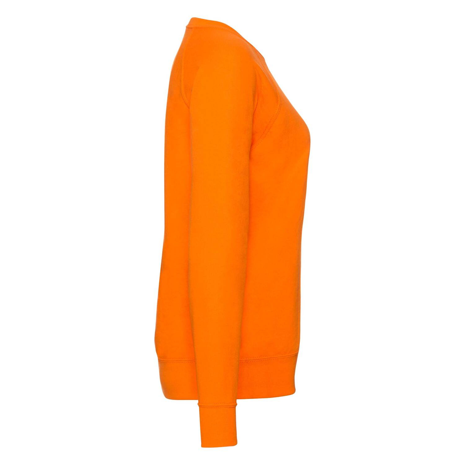 Orange classic sweatshirt light Fruit of the Loom