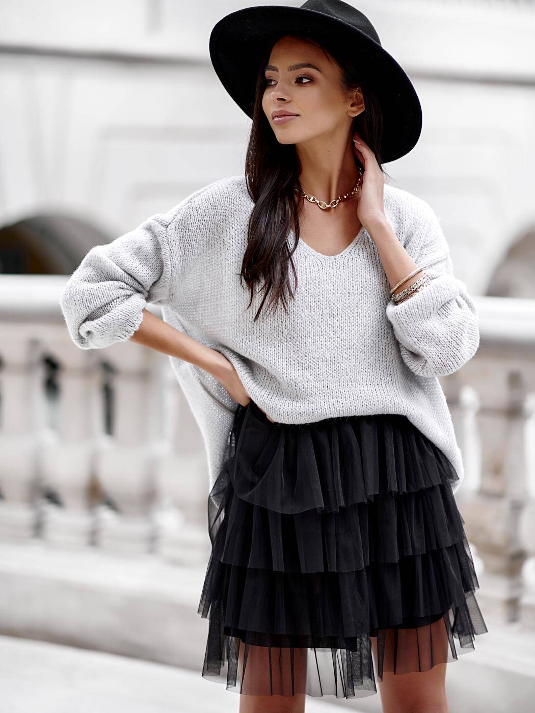 Testată pentru femei fustă Och Bella – design atemporală