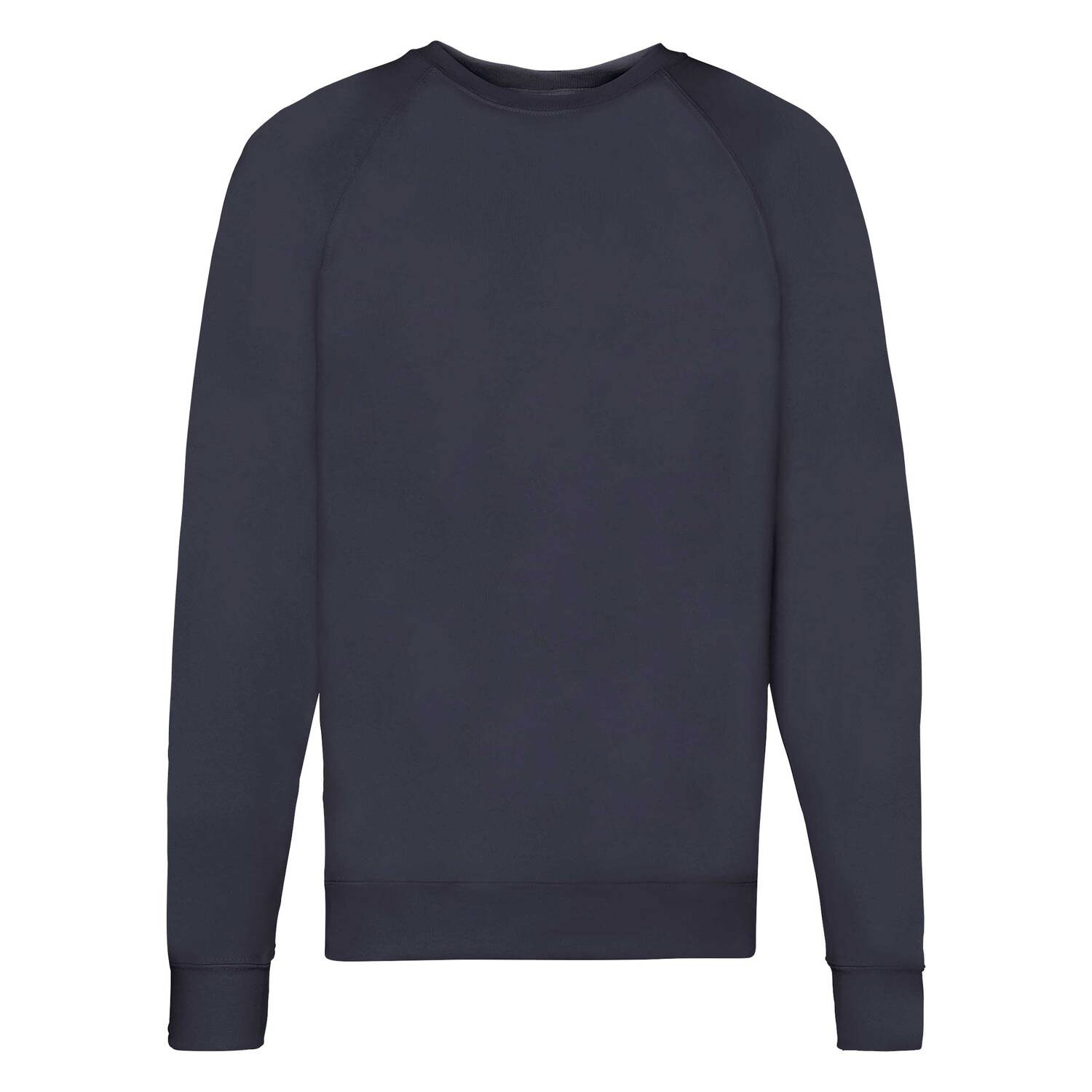 Navy blue men&#039;s sweatshirt Lightweight Raglan Sweat Fruit of the Loom