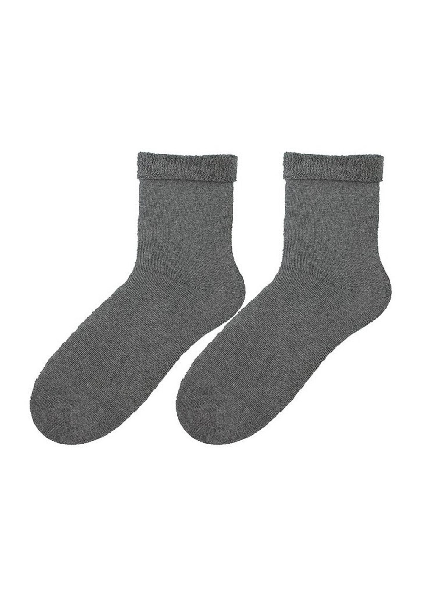 Levně Bratex D-004 Women Terry Women's Socks Plain 36-41 grey melange 26