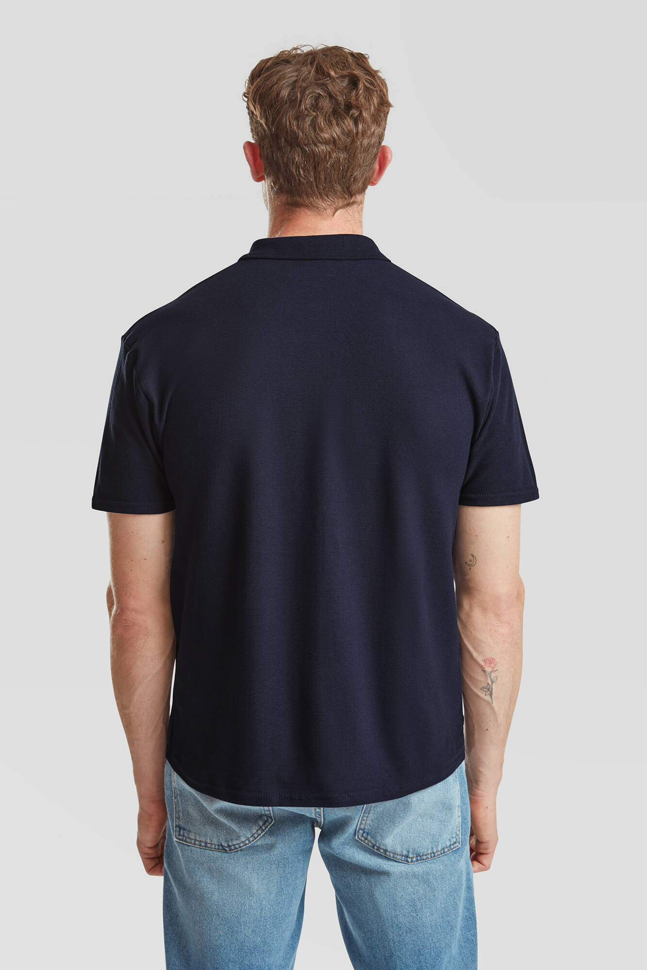 Navy blue Men's Polo Shirt Original Polo Friut of the Loom