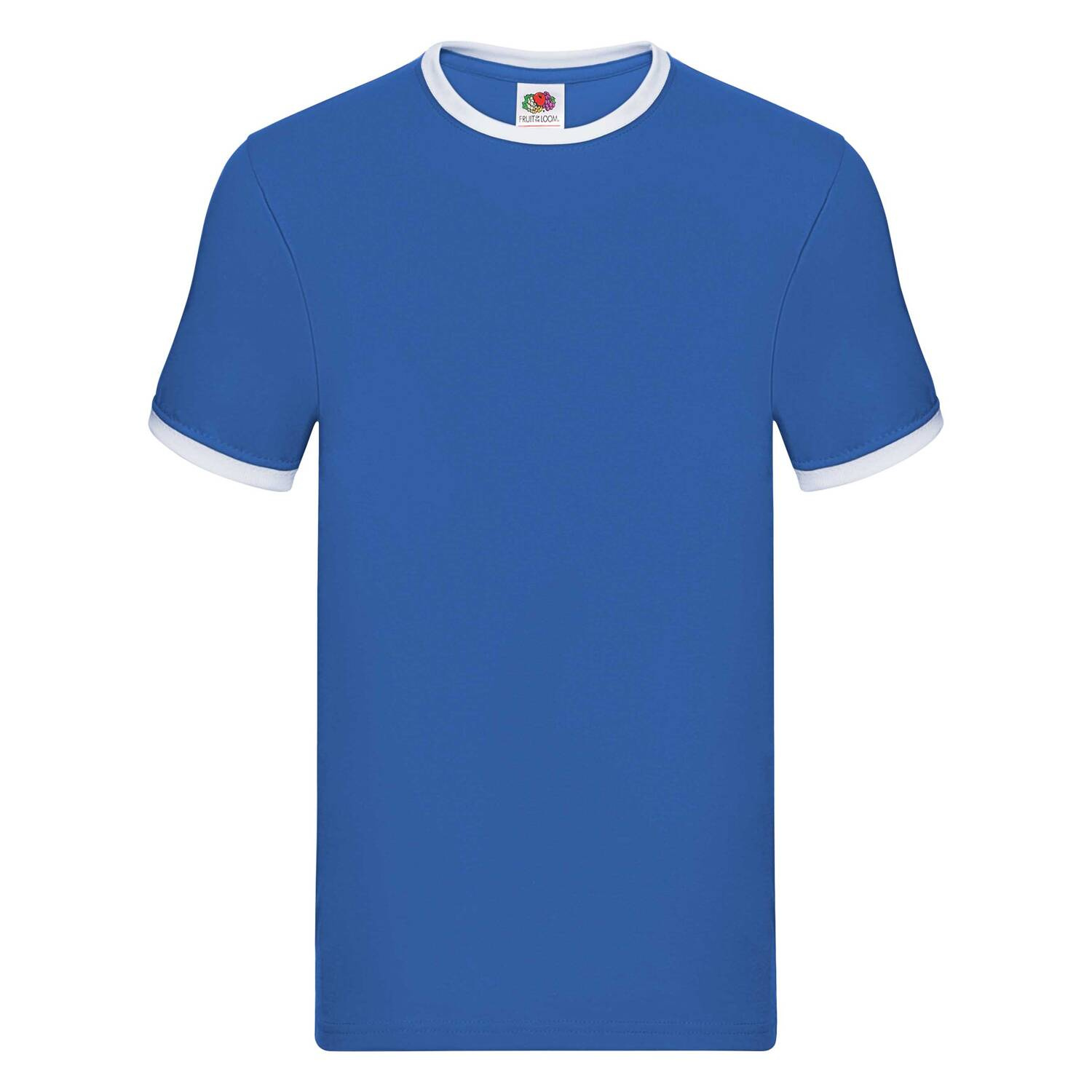 Ringer Fruit of the Loom Blue T-shirt