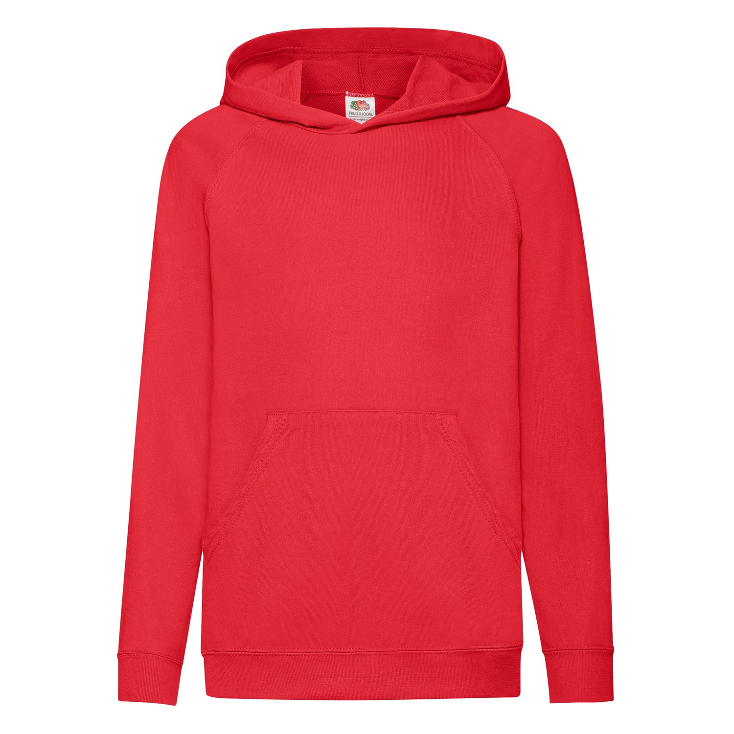 Red Children's Hoodie Fruit Of The Loom