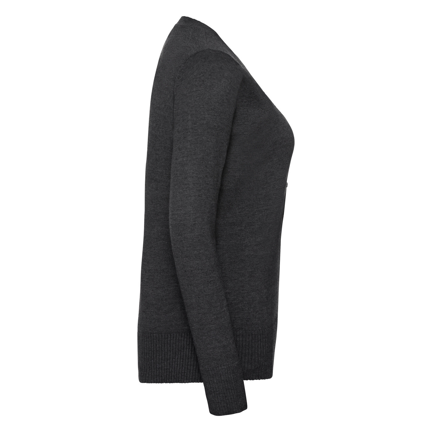 Anthracite women's pointed cardigan Russell