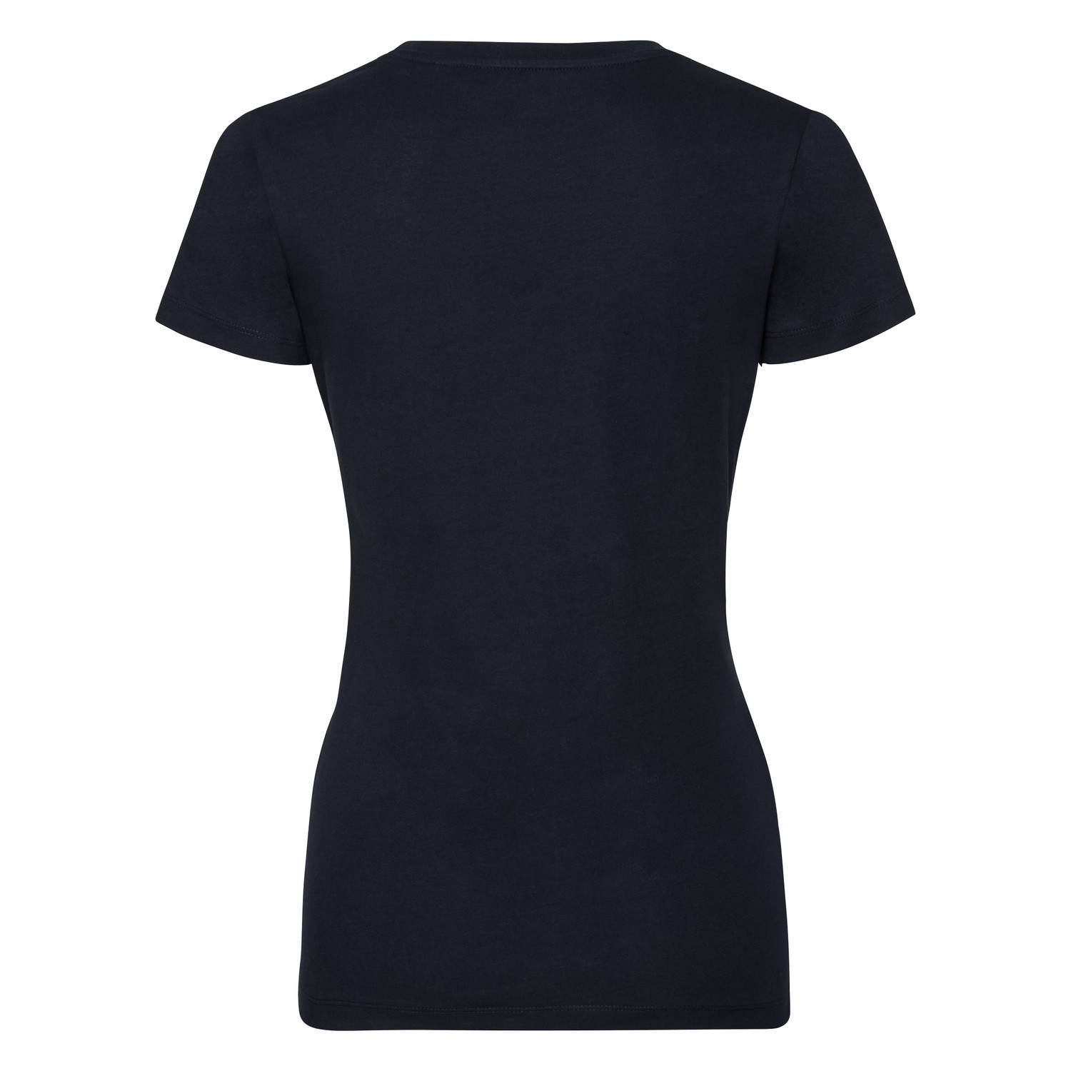 Navy Women's T-shirt Pure Organic Russell