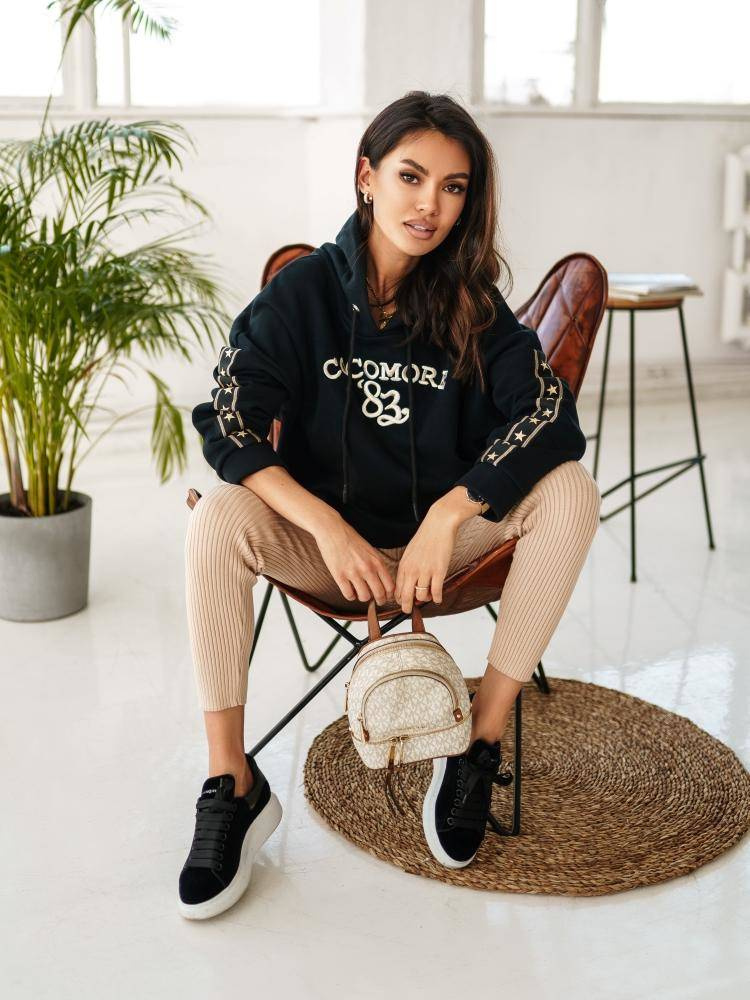 Cocomore black sweatshirt cmgBZ1112.R21