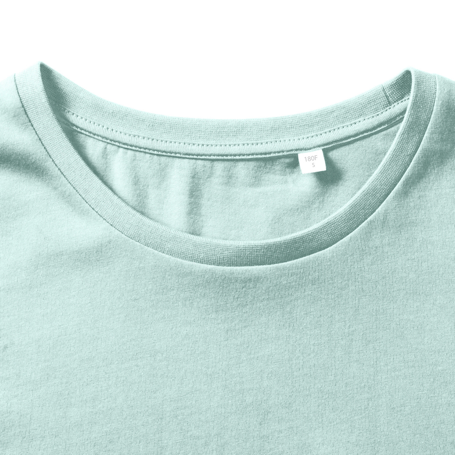 Light blue women's t-shirt Pure Organic Russell