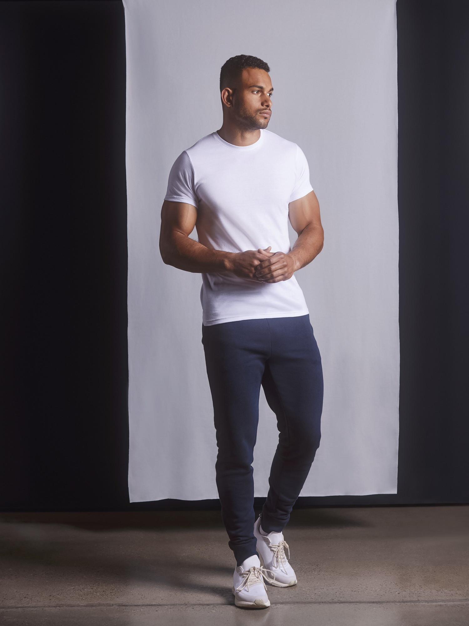 Navy blue men&#039;s sweatpants Authentic Jog Pant Russell