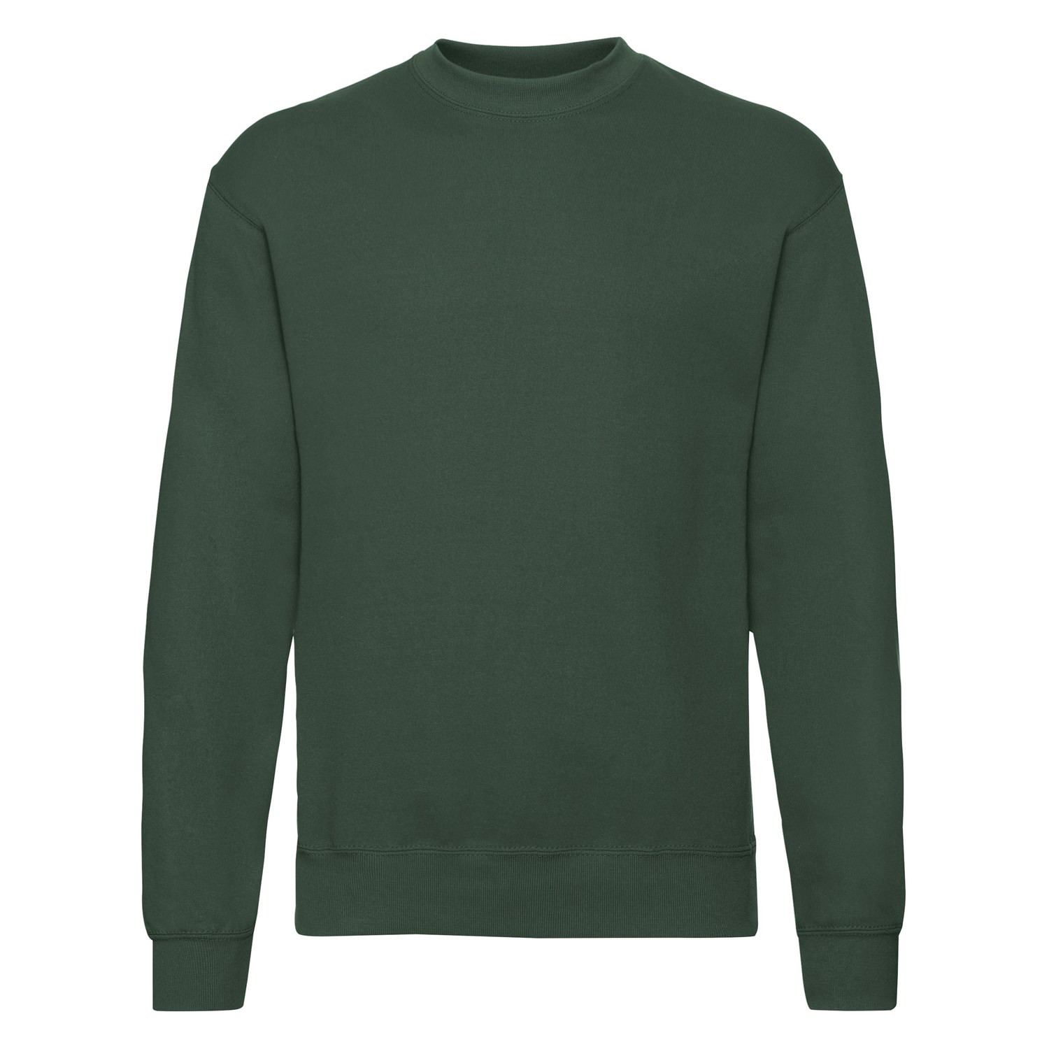 Green Men's Set-in Sweat Fruit of the Loom