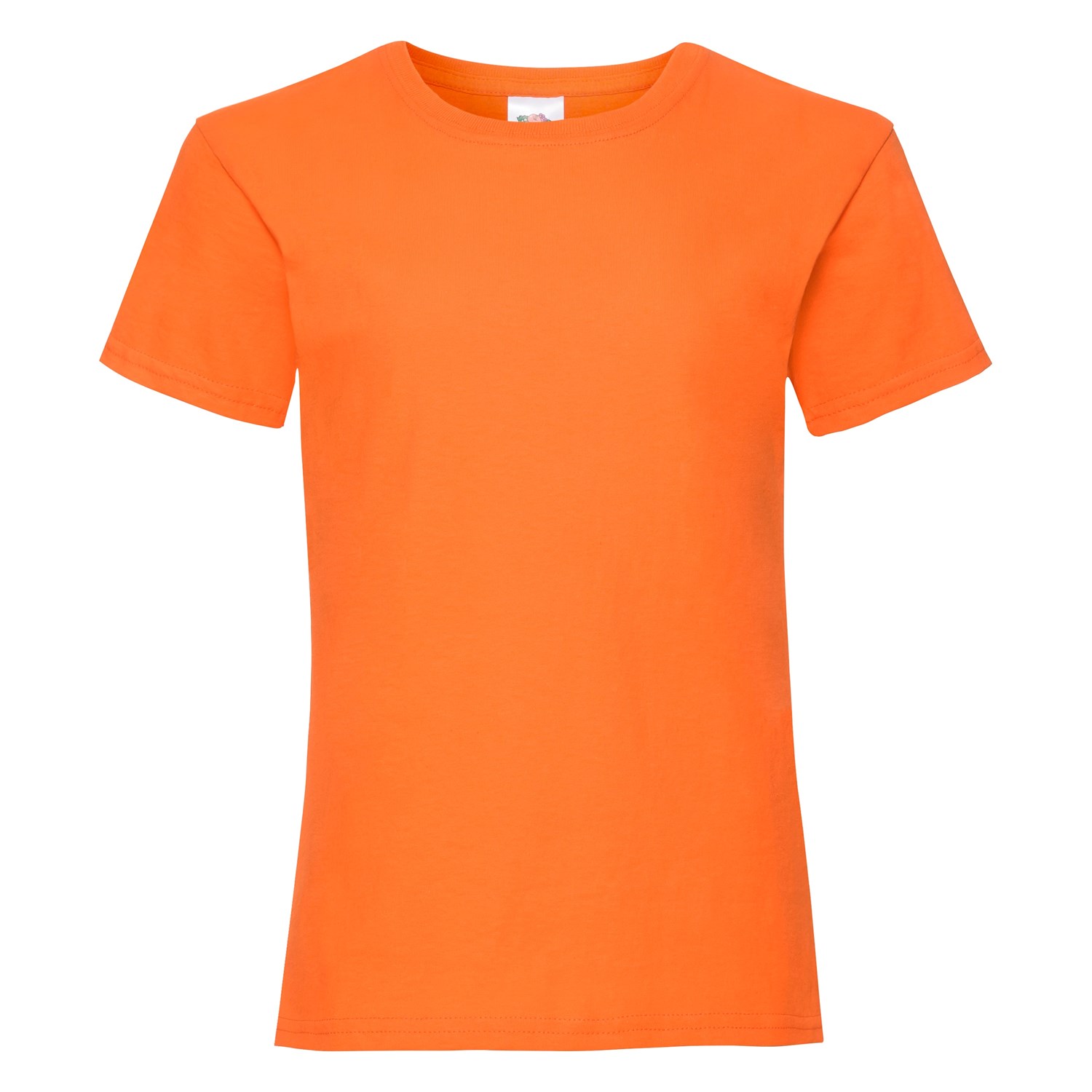 Levně Orange Girls' T-shirt Valueweight Fruit of the Loom