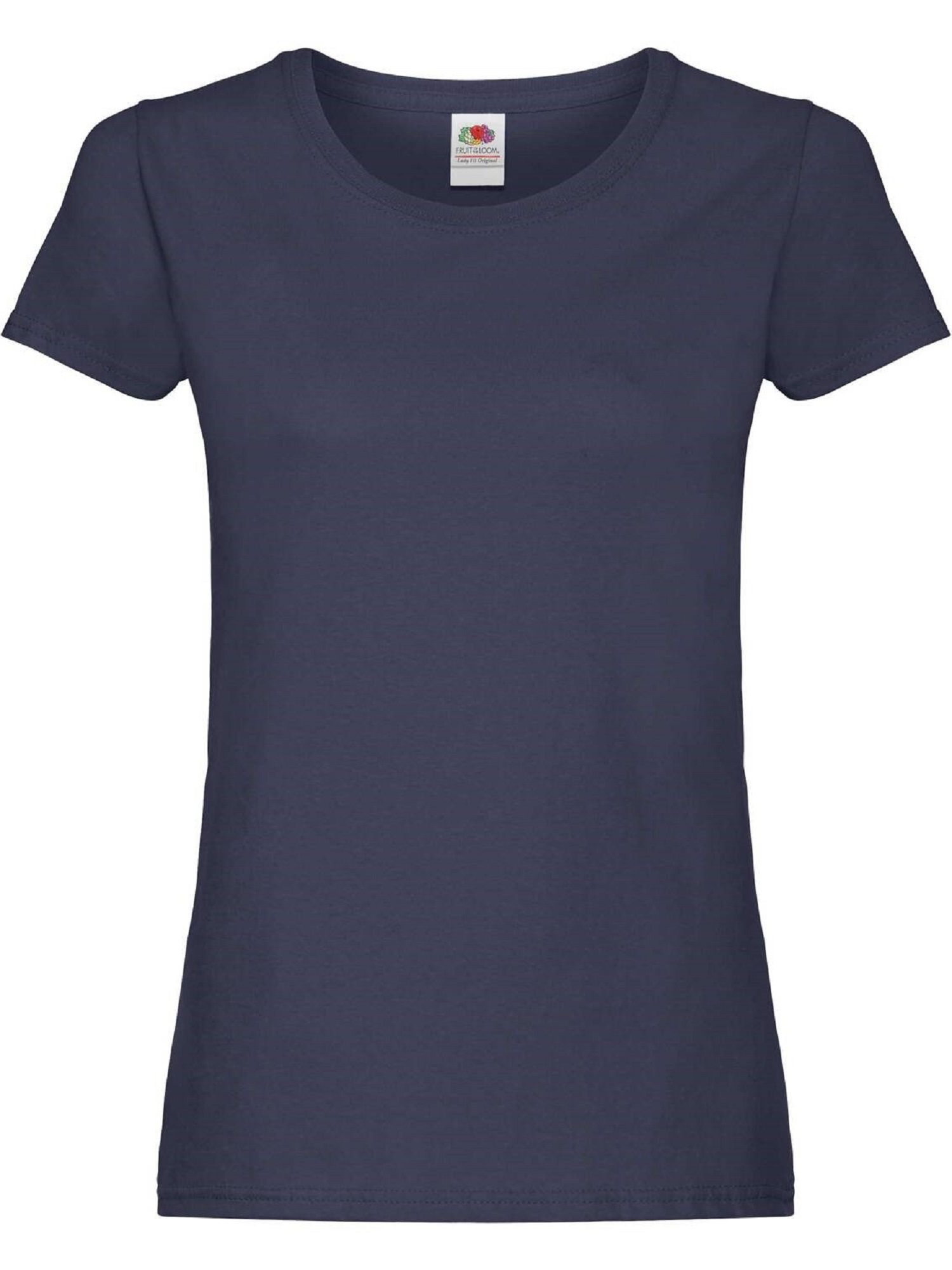 Navy Women's T-shirt Lady fit Original Fruit of the Loom