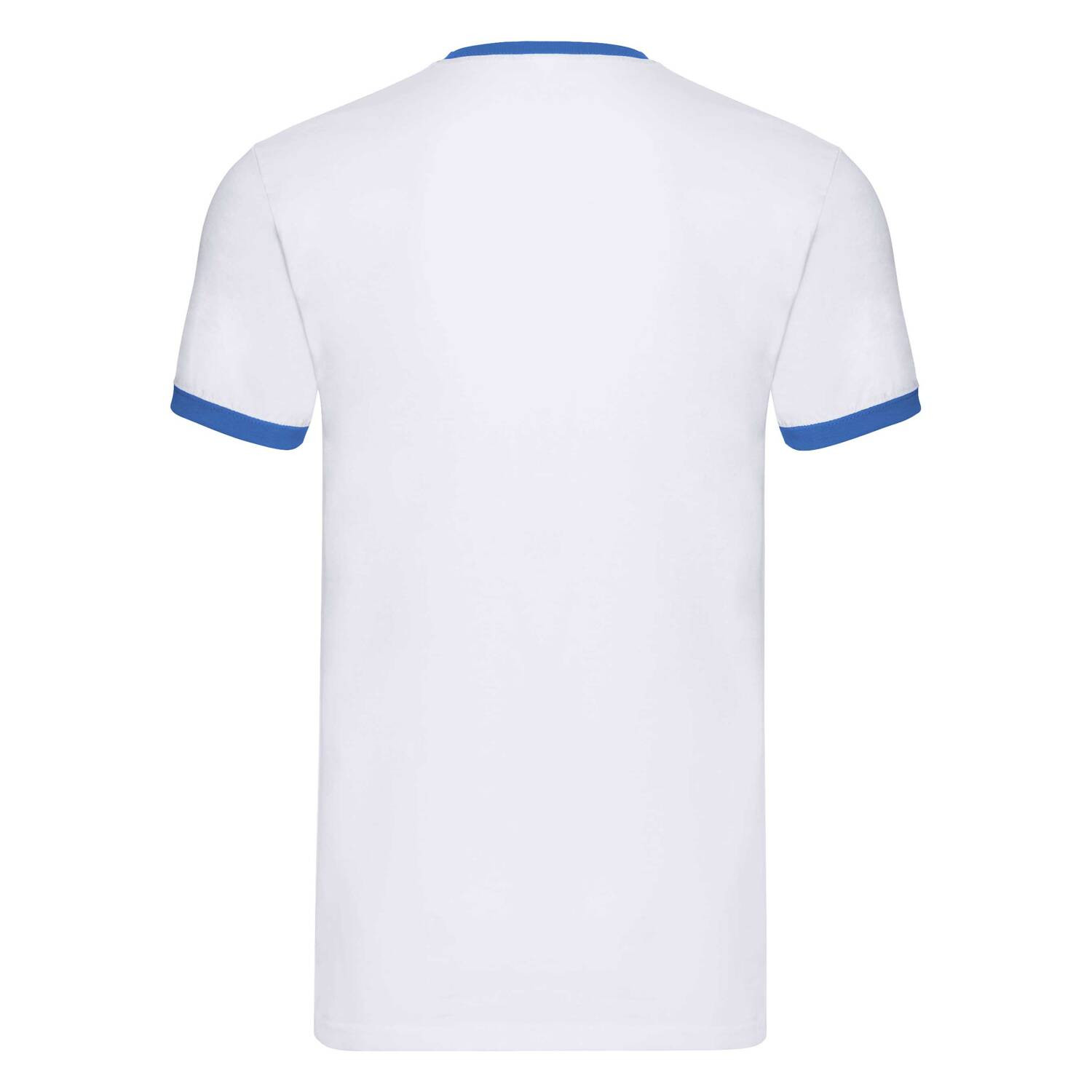White T-shirt Ringer Fruit of the Loom