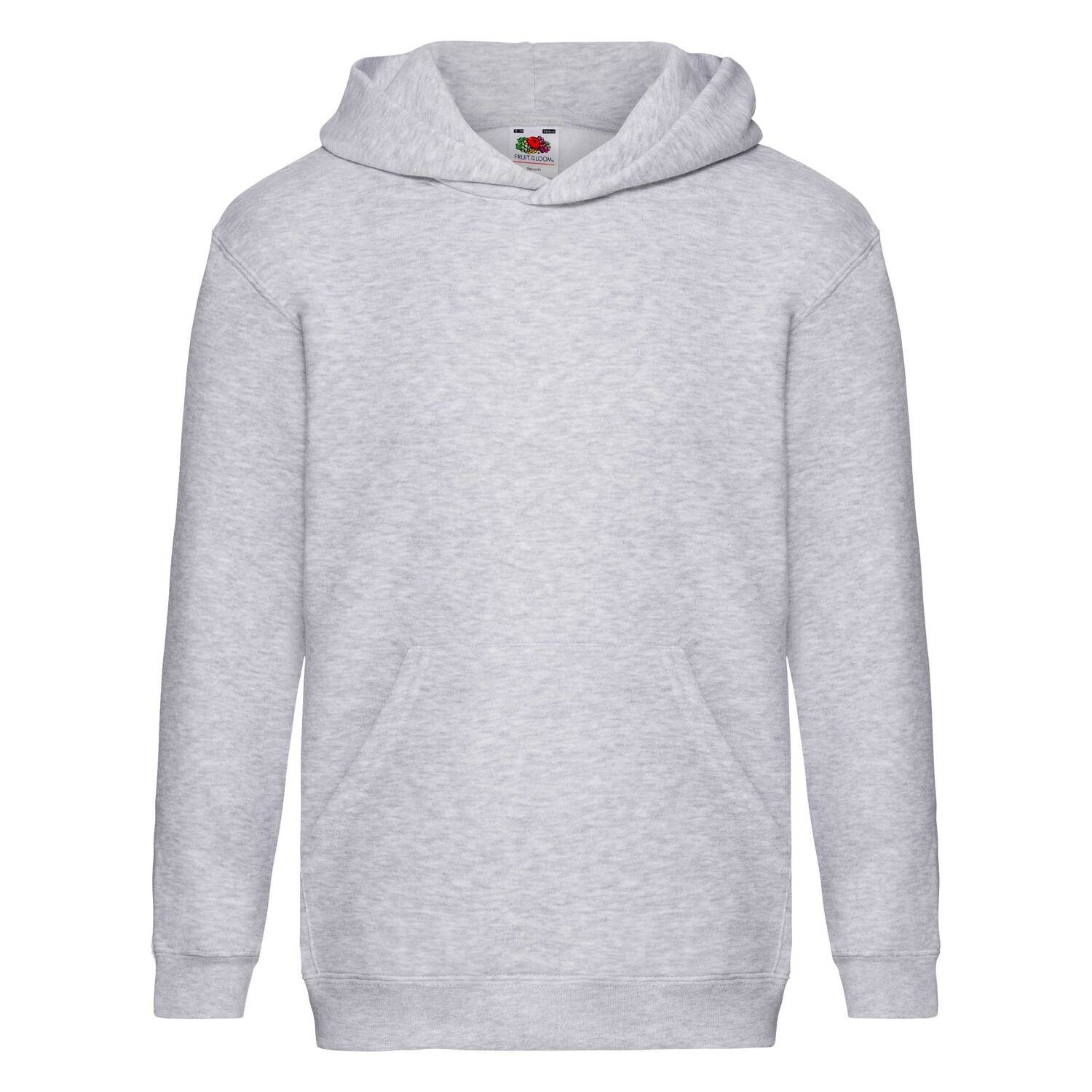 Szara bluza dziecięca Hooded Sweat Fruit of the Loom