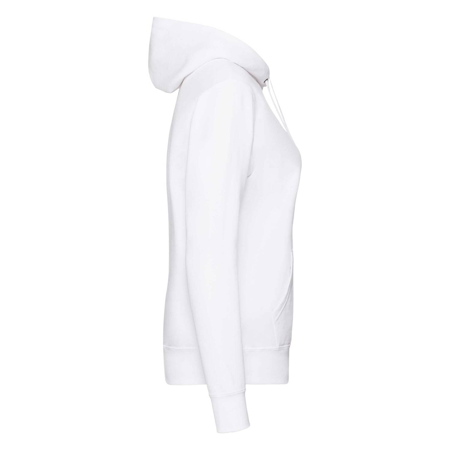 Biała bluza z kapturem Hooded Sweat Fruit of the Loom