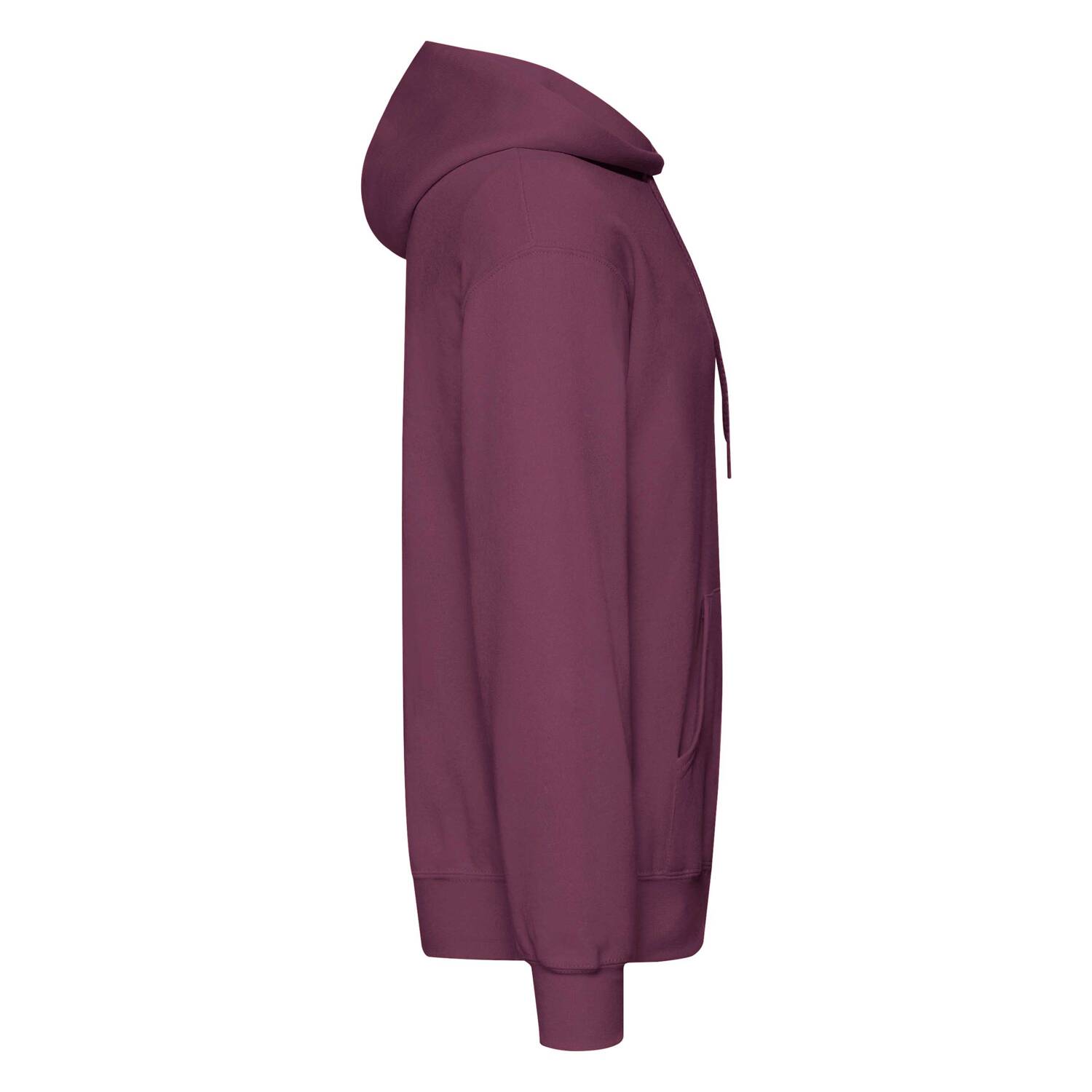 Burgundy men&#039;s sweatshirt Hooded Sweat Fruit of the Loom
