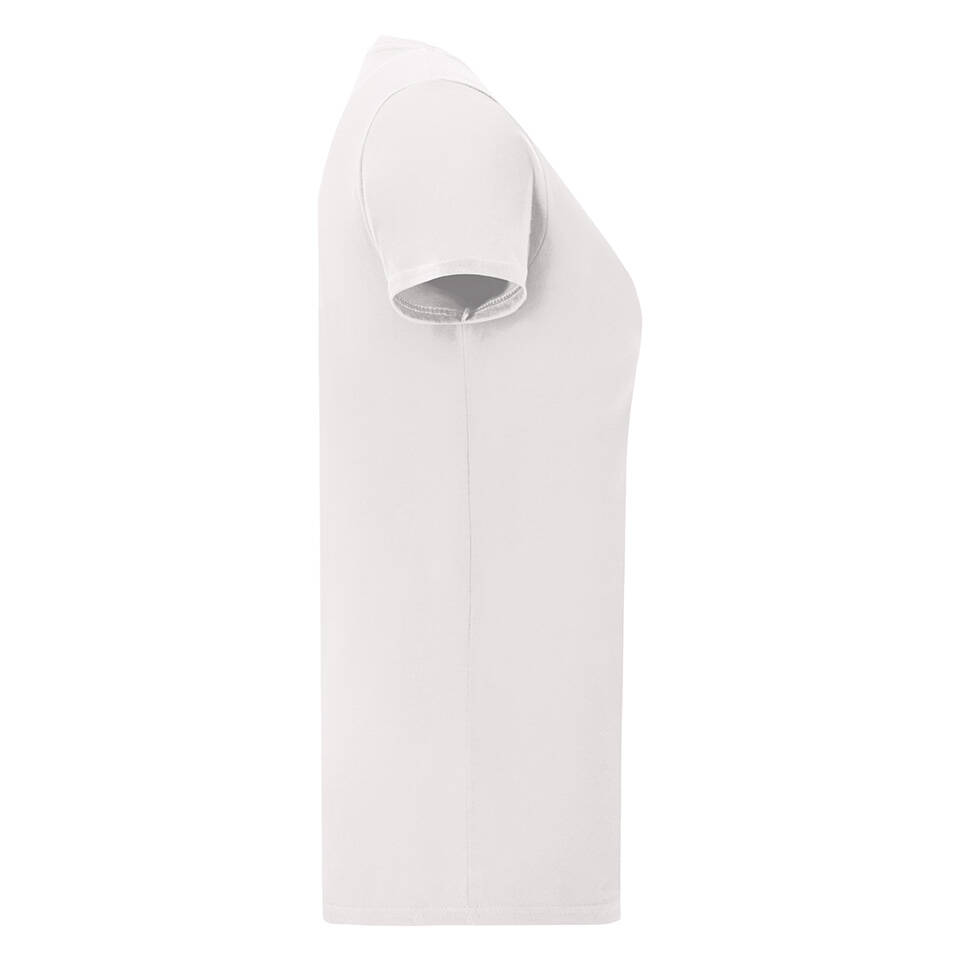 White Iconic women's t-shirt in combed cotton Fruit of the Loom