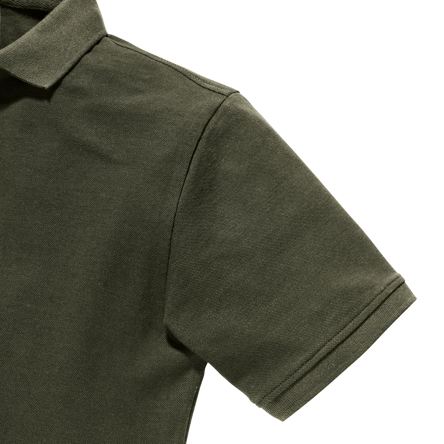 Olive Men's Polo Shirt Pure Organic Russell