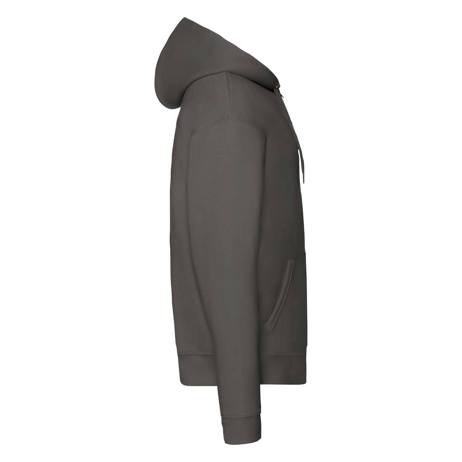 Grey Men&#039;s Hoodie Premium Fruit of the Loom