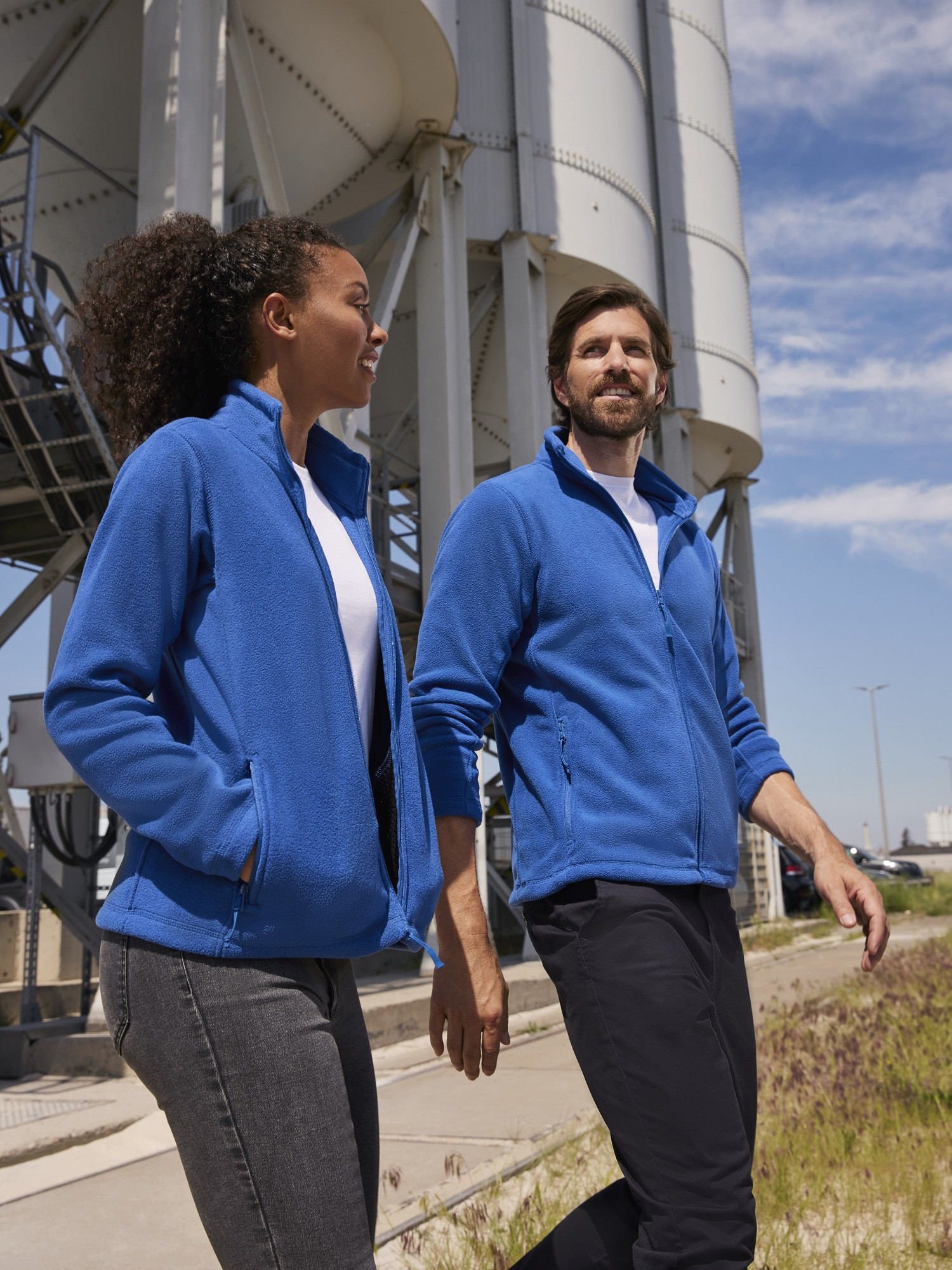 Men's fleece with long zipper 100% polyester, non-pilling fleece 320g