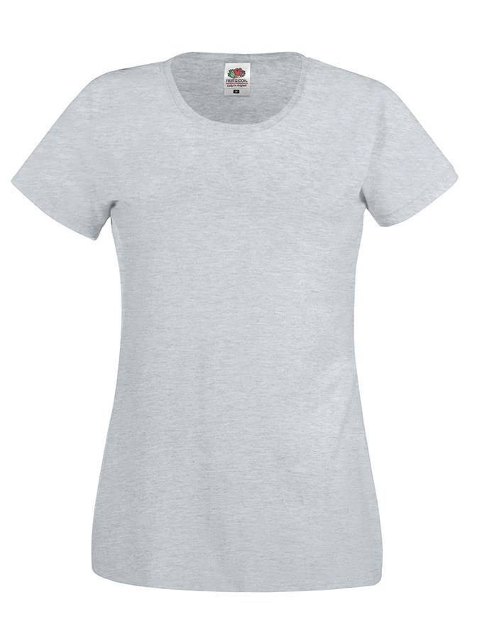 Grey Lady fit T-shirt Original Fruit of the Loom