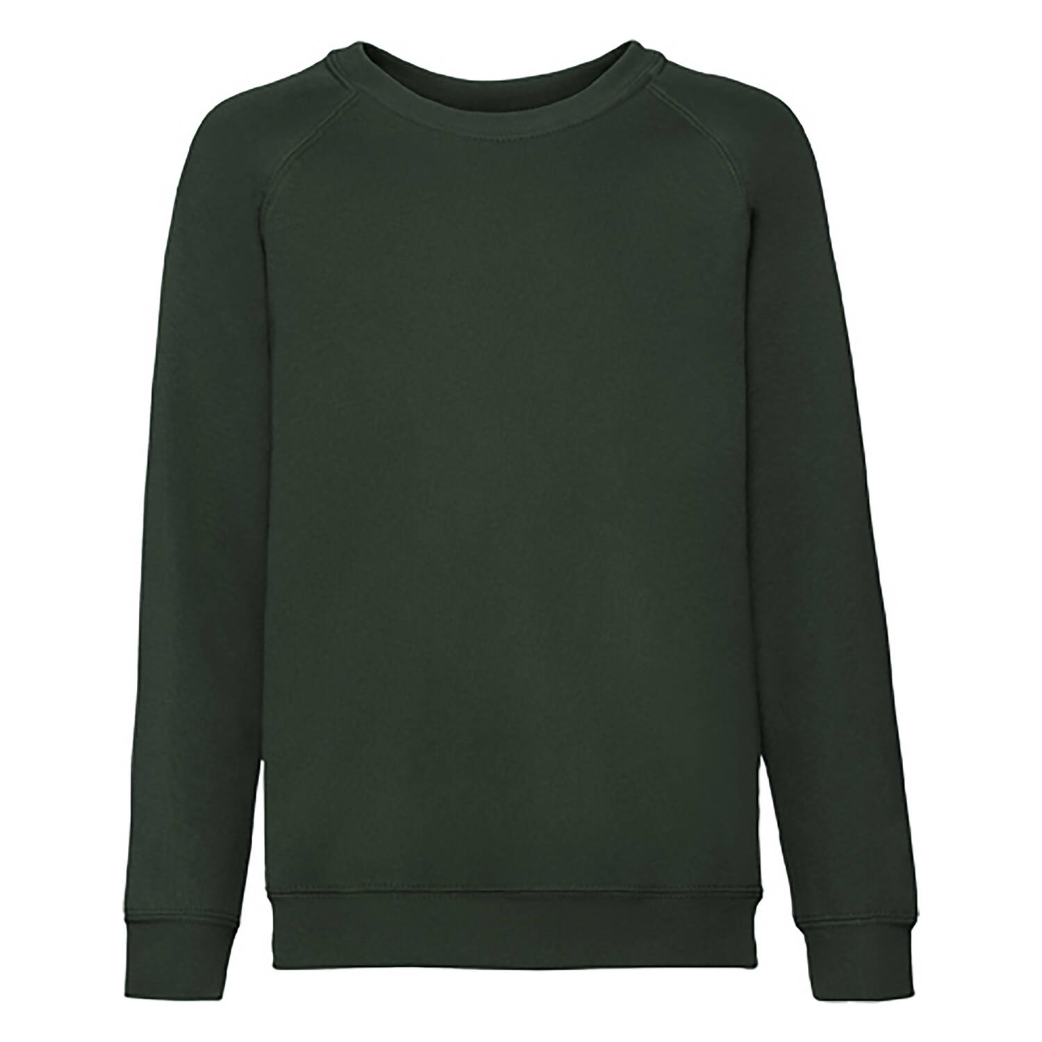 Zielona bluza dziecięca Raglan Sweat Fruit of the Loom