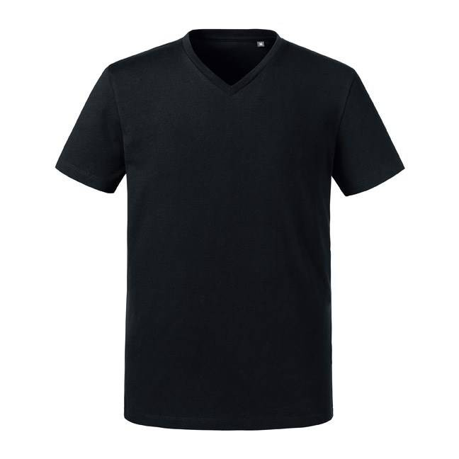 Men's Pure Organic V-Neck Russell T-Shirt