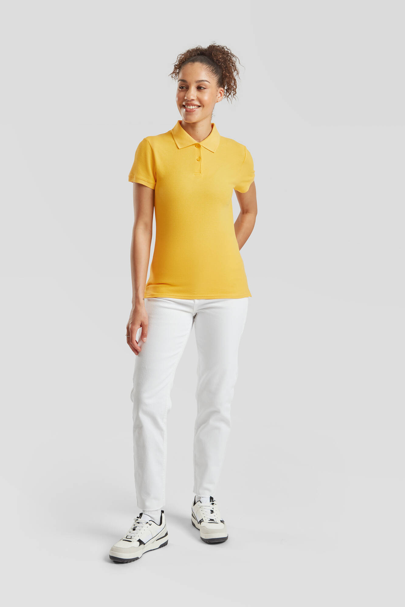 Yellow Polo Fruit of the Loom
