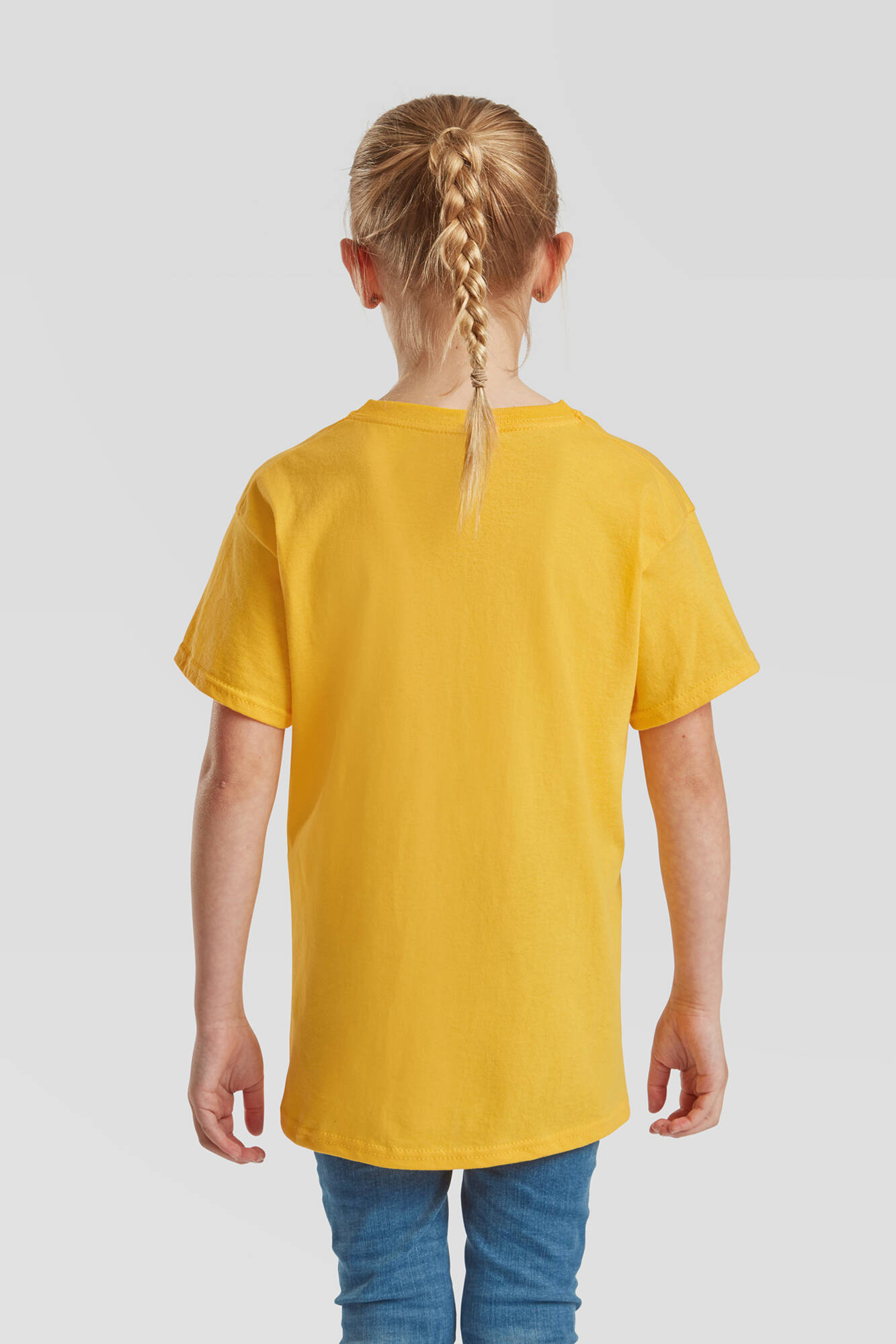 Yellow T-shirt for Children Original Fruit of the Loom
