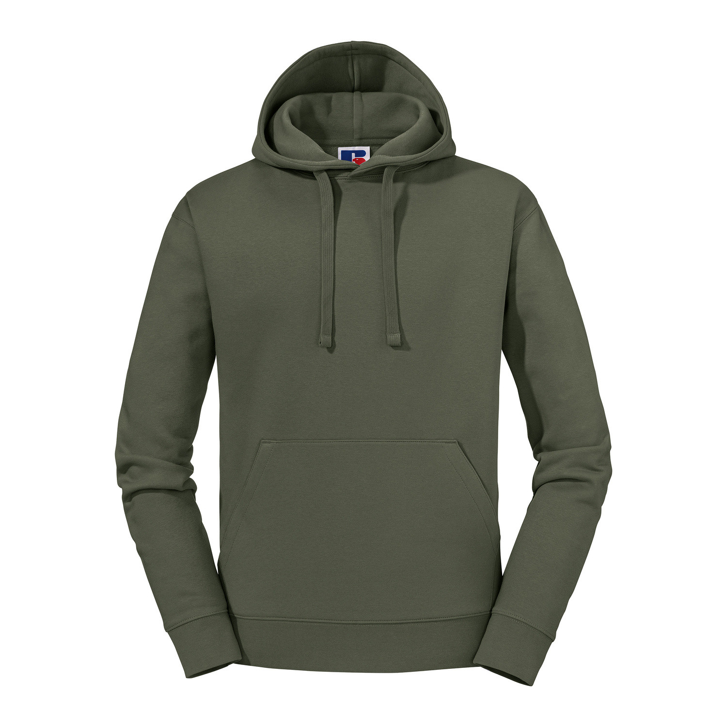 Olive Men's Hoodie Authentic Russell