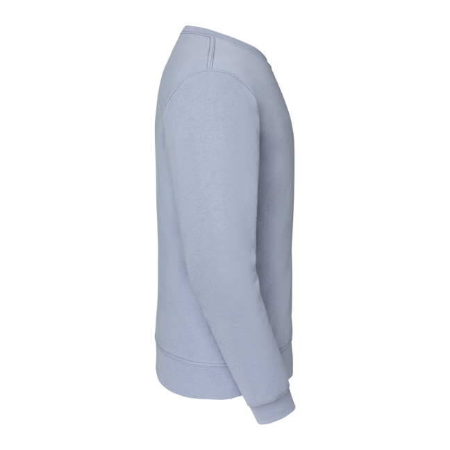 Men&#039;s Blue Sweatshirt Set-in Sweat Fruit of the Loom