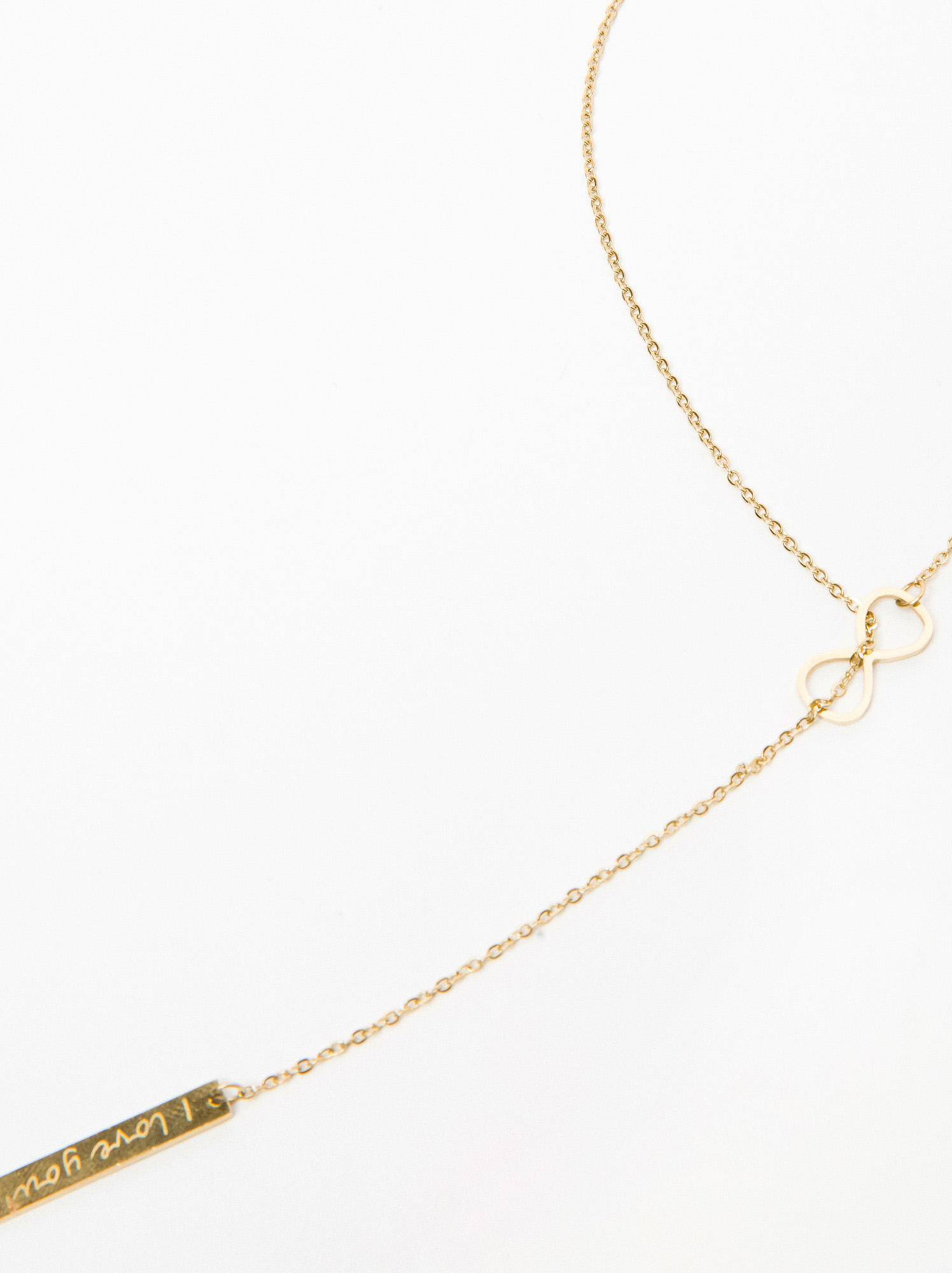 Gold necklace Yups dbi0473. R06